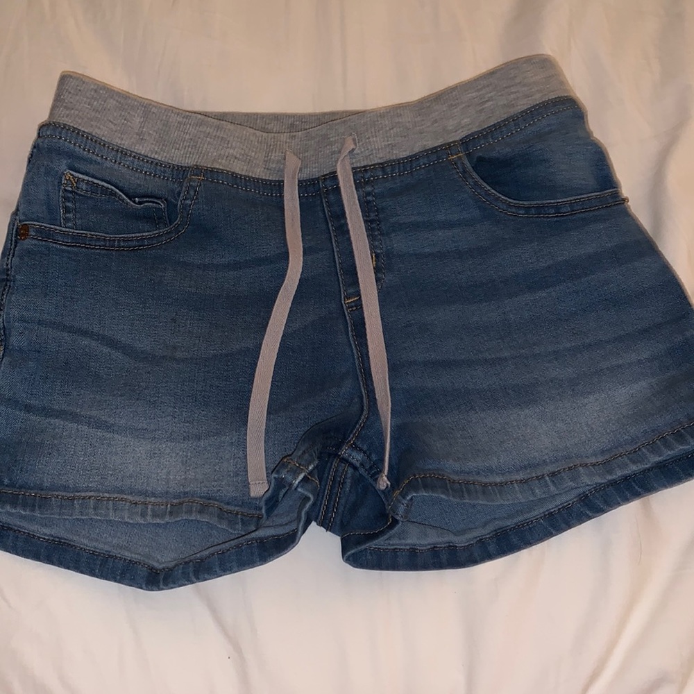 Justice denim shorts